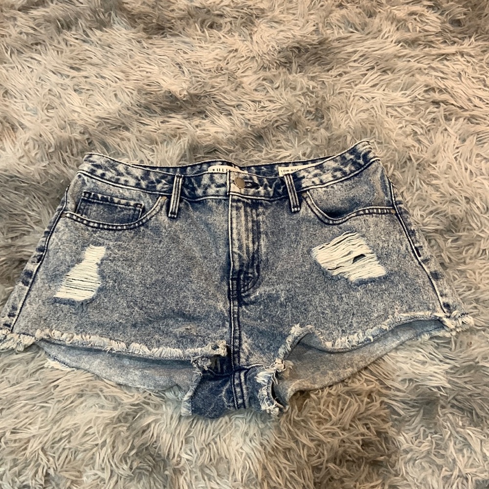 Bullhead Denim Co Low Rise Jean Shorts